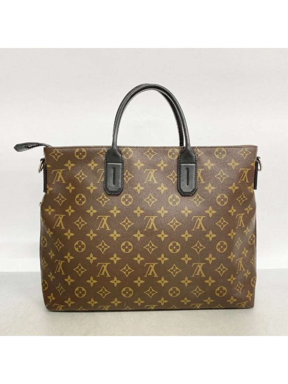 Louis Vuitton Business Bag Monogram Macassar Brown Black
